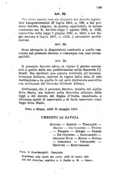 Bollettino ufficiale del Ministero dell'agricoltura e delle foreste