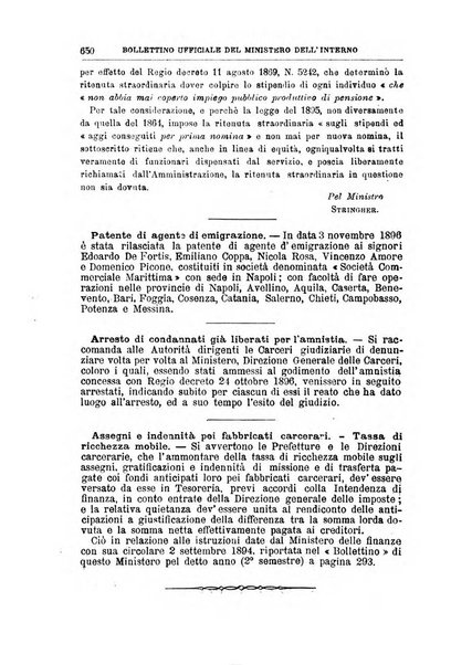 Bollettino ufficiale del Ministero dell'interno
