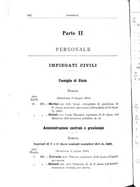 Bollettino ufficiale del Ministero dell'interno
