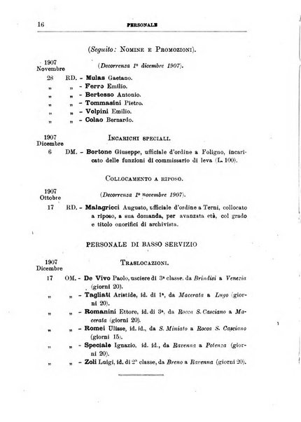 Bollettino ufficiale del Ministero dell'interno