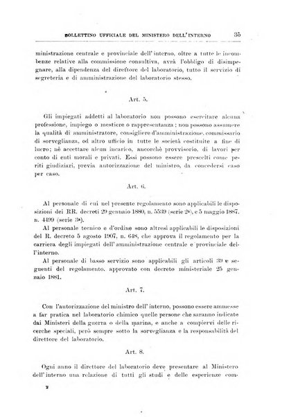 Bollettino ufficiale del Ministero dell'interno