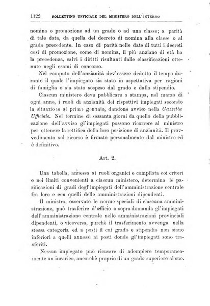Bollettino ufficiale del Ministero dell'interno