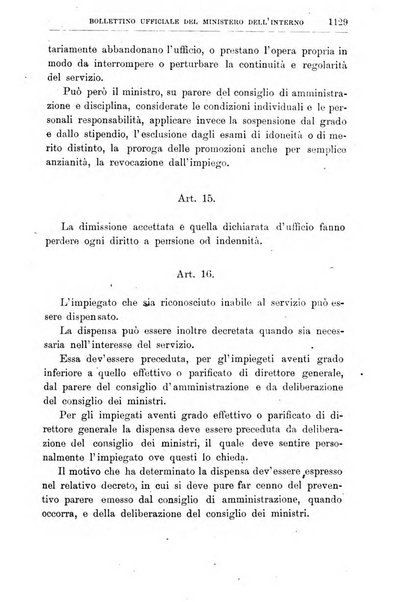 Bollettino ufficiale del Ministero dell'interno