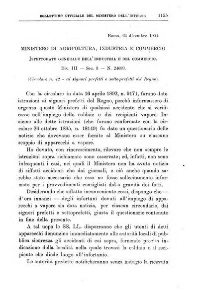 Bollettino ufficiale del Ministero dell'interno