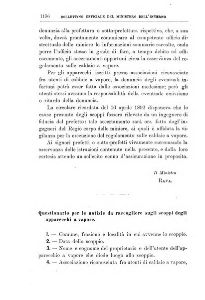 Bollettino ufficiale del Ministero dell'interno