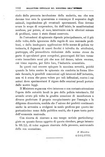 Bollettino ufficiale del Ministero dell'interno