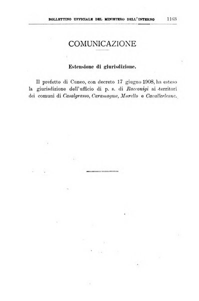 Bollettino ufficiale del Ministero dell'interno