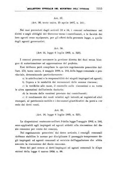 Bollettino ufficiale del Ministero dell'interno