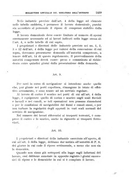 Bollettino ufficiale del Ministero dell'interno
