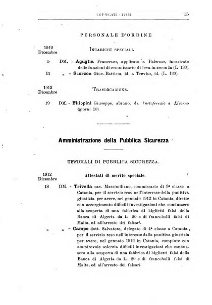 Bollettino ufficiale del Ministero dell'interno