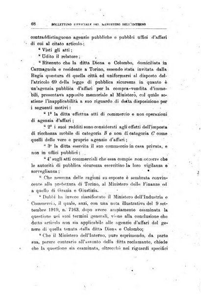 Bollettino ufficiale del Ministero dell'interno