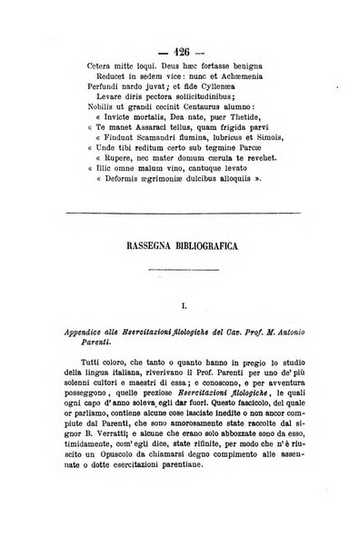 Il Borghini studi di filologia e di lettere italiane