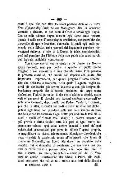 Il Borghini studi di filologia e di lettere italiane