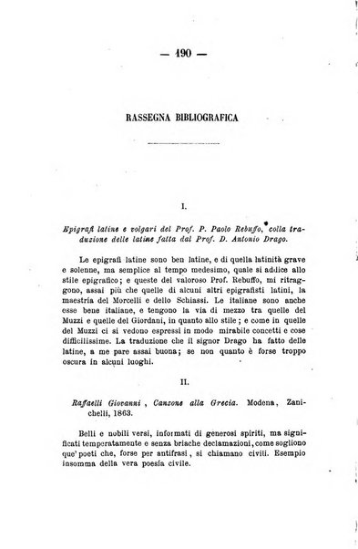 Il Borghini studi di filologia e di lettere italiane