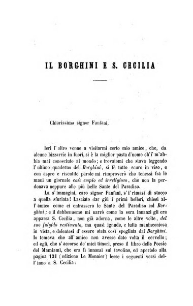 Il Borghini studi di filologia e di lettere italiane