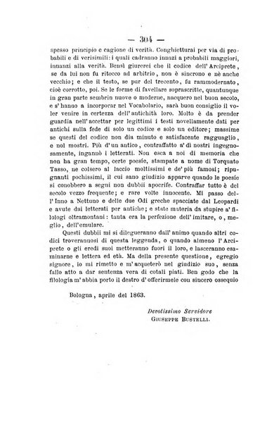 Il Borghini studi di filologia e di lettere italiane