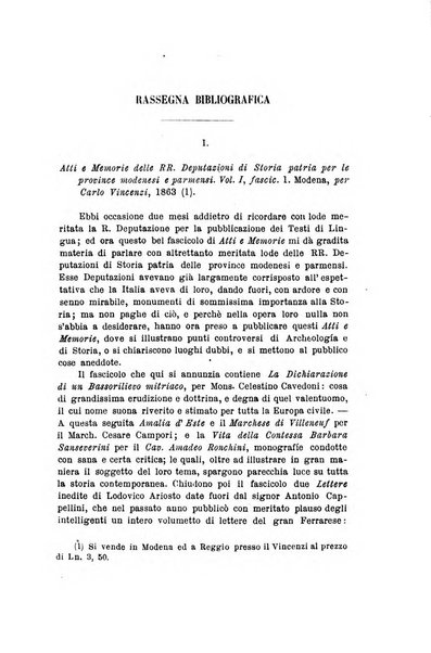 Il Borghini studi di filologia e di lettere italiane