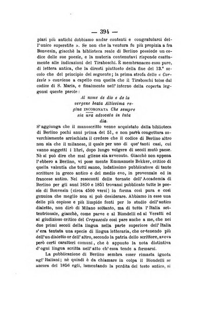 Il Borghini studi di filologia e di lettere italiane