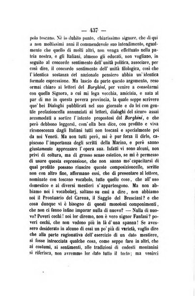 Il Borghini studi di filologia e di lettere italiane