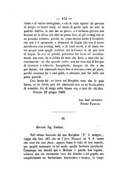 Il Borghini studi di filologia e di lettere italiane