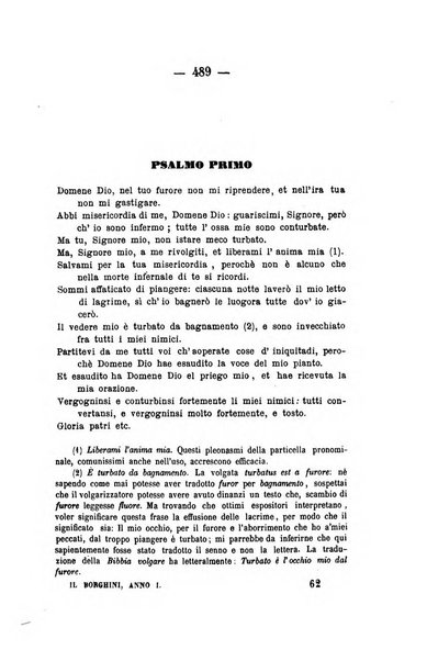 Il Borghini studi di filologia e di lettere italiane