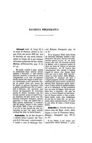 Il Borghini studi di filologia e di lettere italiane