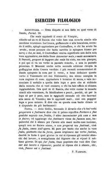 Il Borghini studi di filologia e di lettere italiane