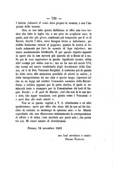 Il Borghini studi di filologia e di lettere italiane