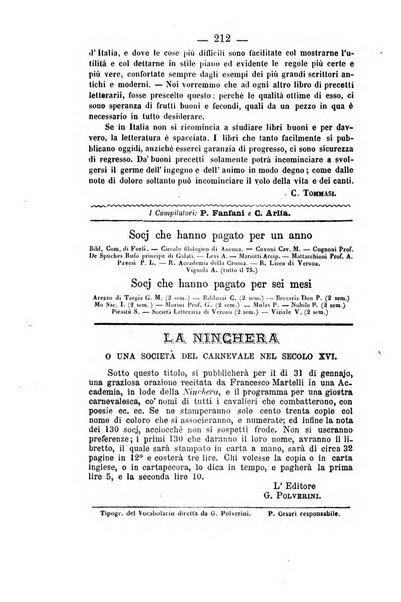 Il Borghini studi di filologia e di lettere italiane