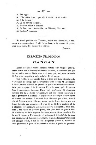 Il Borghini studi di filologia e di lettere italiane