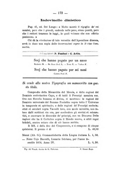 Il Borghini studi di filologia e di lettere italiane