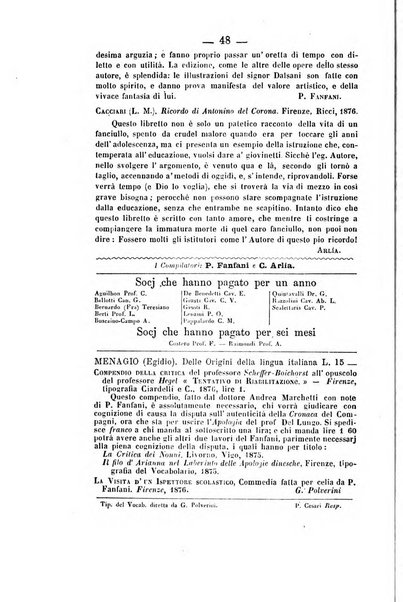 Il Borghini studi di filologia e di lettere italiane