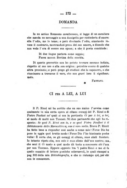 Il Borghini studi di filologia e di lettere italiane