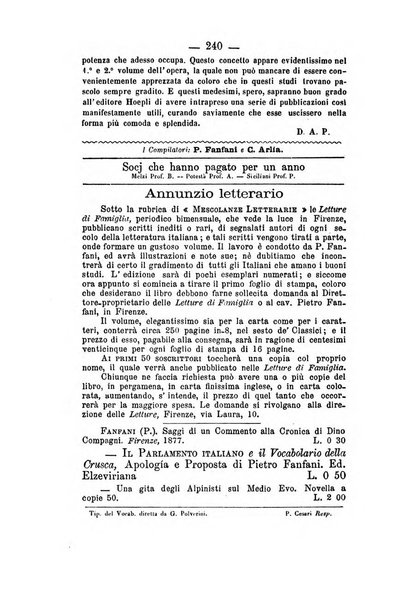 Il Borghini studi di filologia e di lettere italiane