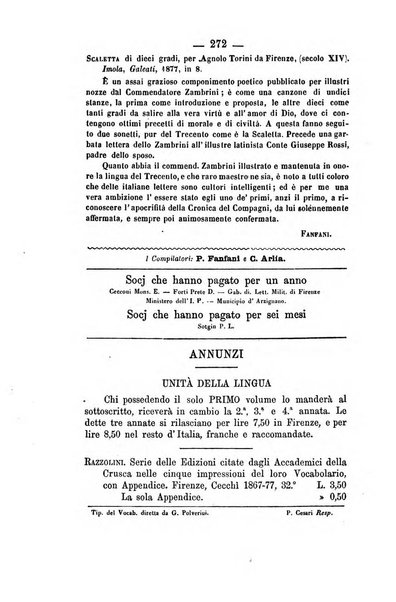 Il Borghini studi di filologia e di lettere italiane