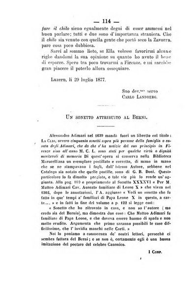 Il Borghini studi di filologia e di lettere italiane