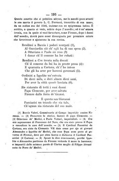 Il Borghini studi di filologia e di lettere italiane