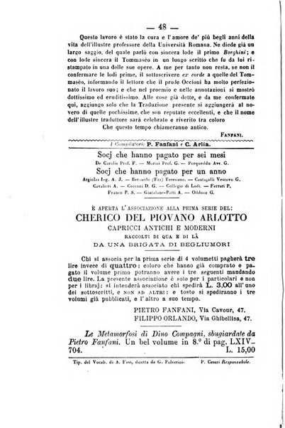 Il Borghini studi di filologia e di lettere italiane