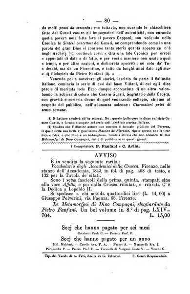 Il Borghini studi di filologia e di lettere italiane