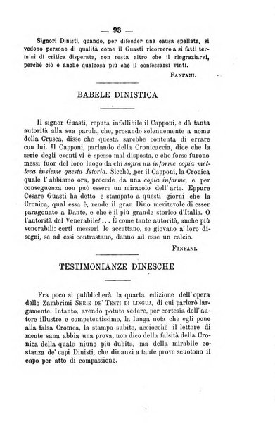 Il Borghini studi di filologia e di lettere italiane