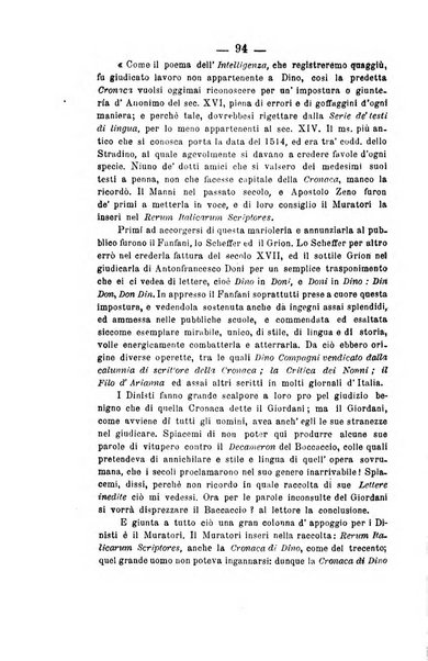 Il Borghini studi di filologia e di lettere italiane