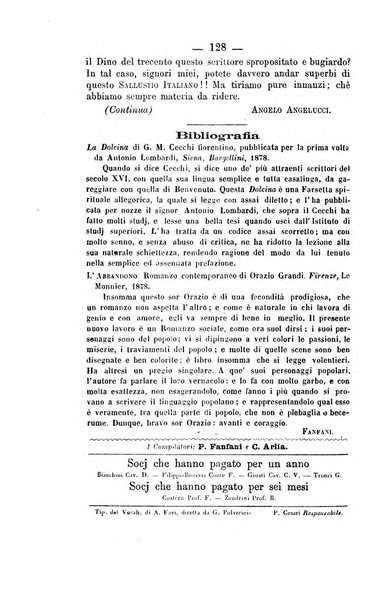 Il Borghini studi di filologia e di lettere italiane