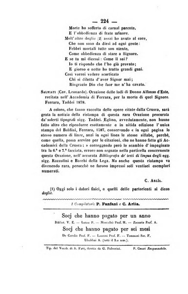 Il Borghini studi di filologia e di lettere italiane