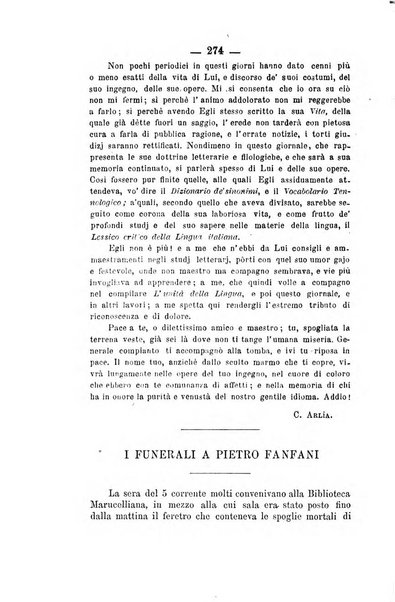 Il Borghini studi di filologia e di lettere italiane