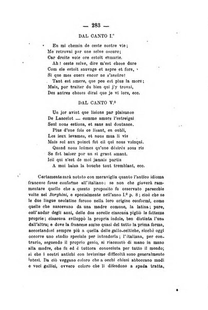 Il Borghini studi di filologia e di lettere italiane