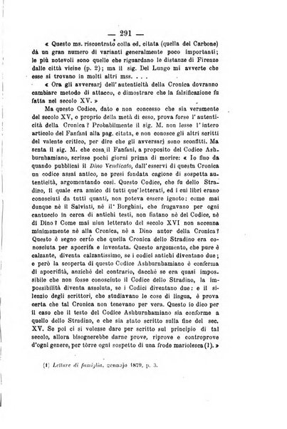 Il Borghini studi di filologia e di lettere italiane