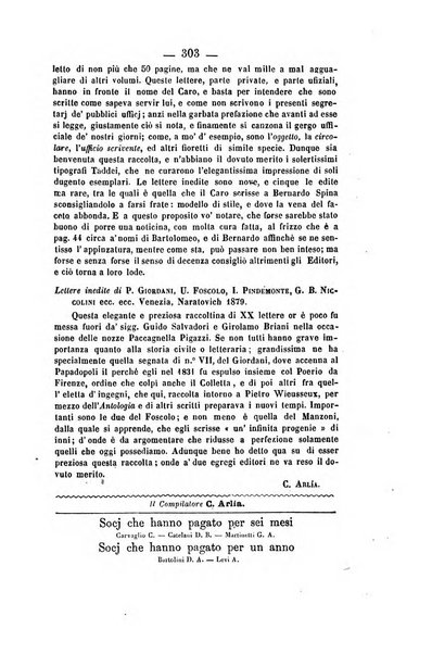 Il Borghini studi di filologia e di lettere italiane