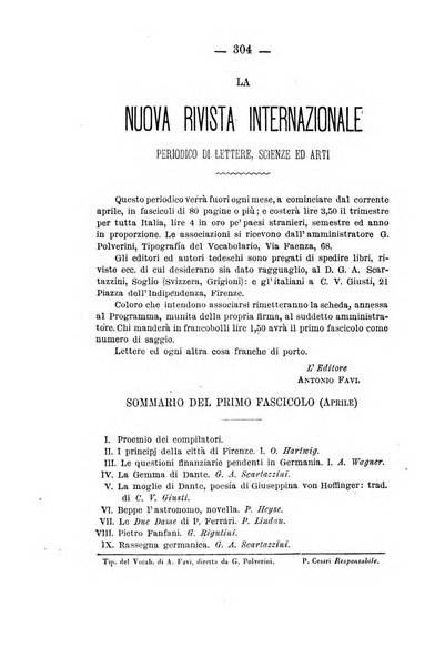 Il Borghini studi di filologia e di lettere italiane