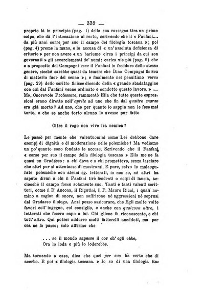 Il Borghini studi di filologia e di lettere italiane