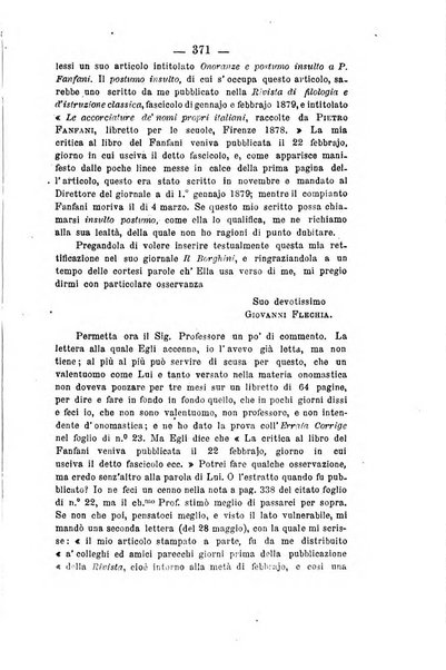 Il Borghini studi di filologia e di lettere italiane